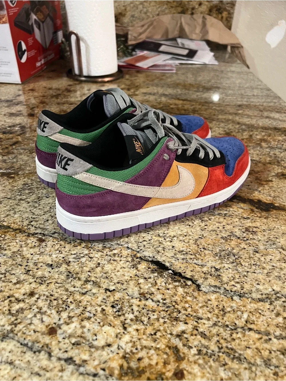 Nike Dunk Low SP Viotech 2019 Multicolor Suede Men’s Size 8 CT5050-500